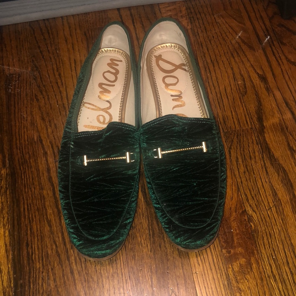 Sam Edelman green flat shoe 9
